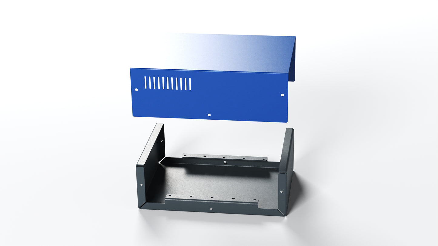 Elektro-, Platinen- und Gerätegehäuse SERIES A, Alu pulverbeschichtet